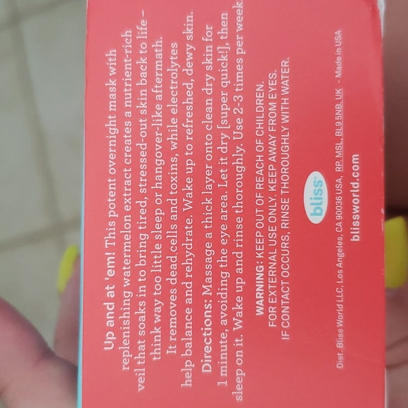 Bliss What a Melon mask - Picture 6 of 7